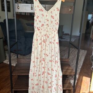 Summer Floral Maxi Dress S